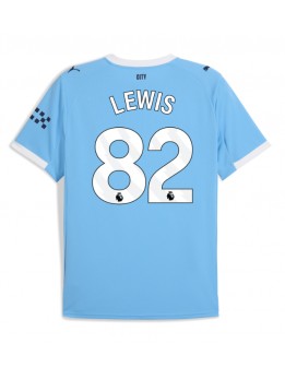 Muži Futbalové oblečenie Manchester City Rico Lewis #82 2025-26 Krátky Rukáv - Domáci